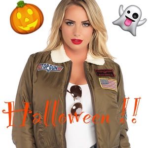 Top Gun bomber jacket Halloween costume